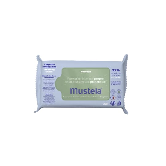 Lingettes bébé Nettoyantes Visage Mains Fesses MUSTELA MUSTELA