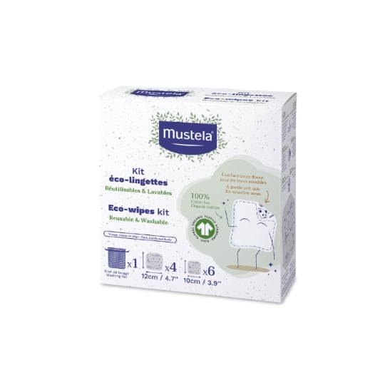 Lingettes bébé Réutilisables Et Lavables Bio MUSTELA MUSTELA