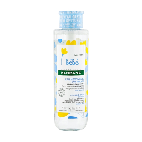 Eau nettoyante bébé au Calendula apaisant Sans rinçage KLORANE KLORANE