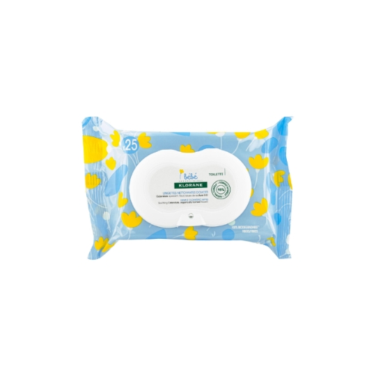 Lingettes bébé Nettoyantes Douces KLORANE KLORANE