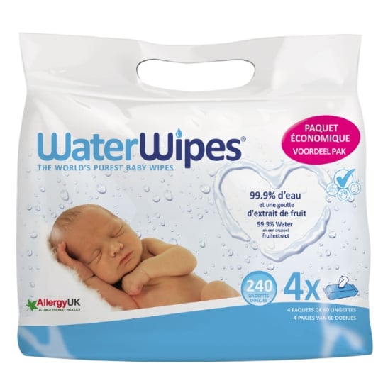 Lingettes bébé D'Origine Végétale WATER WIPES WATER WIPES
