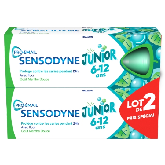 Dentifrice Enfant 6-12 ans Pro-email Protection Email et Anti-caries Goût Menthe Douce SENSODYNE