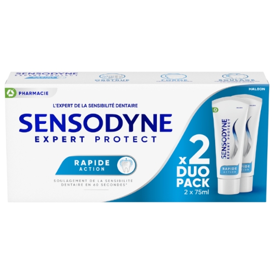 Dentifrice Expert Protect Rapide Action Soulagement Sensibilité Dentaire SENSODYNE