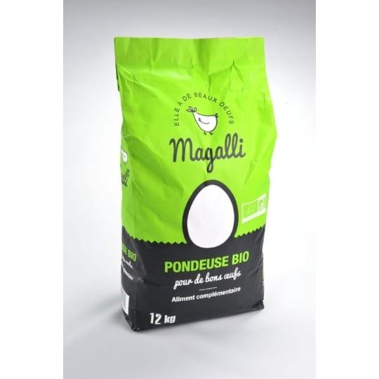 Magalli Aliment Pondeuse Bio - 12 Kg Magalli