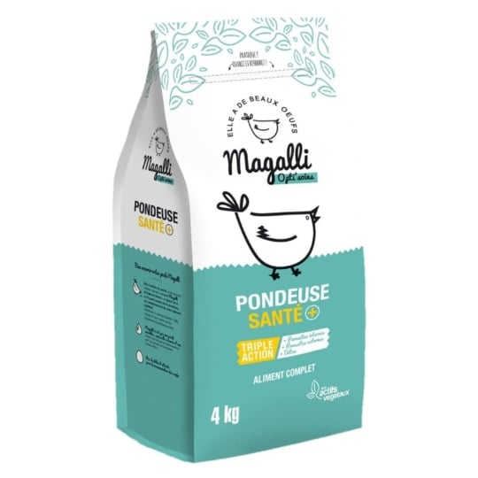 Magalli Poule Pondeuse Sante+ Triple Action - 4 Kg TINY FRIENDS FARM