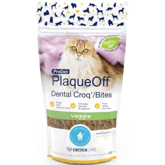 Dental Croq' Chat Proden Plaque Off 60 G - Veggie Proden Plaque Off