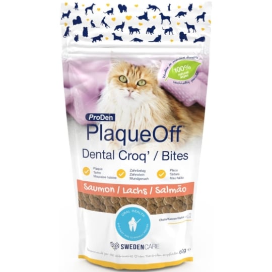 Dental Croq' Chat Proden Plaque Off 60 G - Saumon Proden Plaque Off