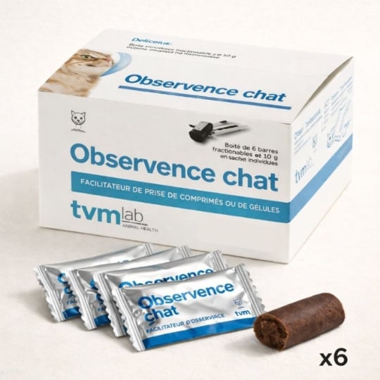 Observence Chat – Friandise Pour Donner Un Comprimé (6 X 10 G) 30x10g TVM