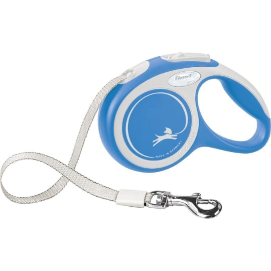 Flexi New Comfort Laisse Sangle Bleu - Taille L - 8 M FLEXI