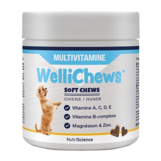 Wellichews Chien Multivitamines - 60 Bouchées Nutriscience