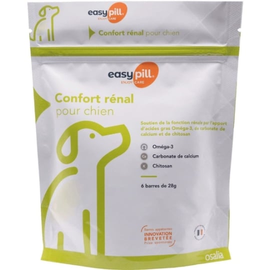 Easypill Confort Rénal Chien - 6 Barres OSALIA