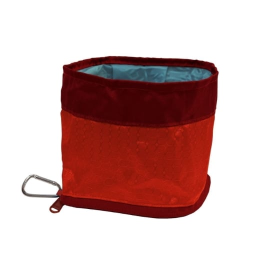 Kurgo Gamelle Pliable De Voyage Zippy - Rouge KURGO