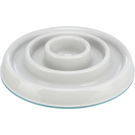 Trixie Gamelle En Plastique Gris Slow Feed - 0,45 L / Ø 23 Cm TRIXIE