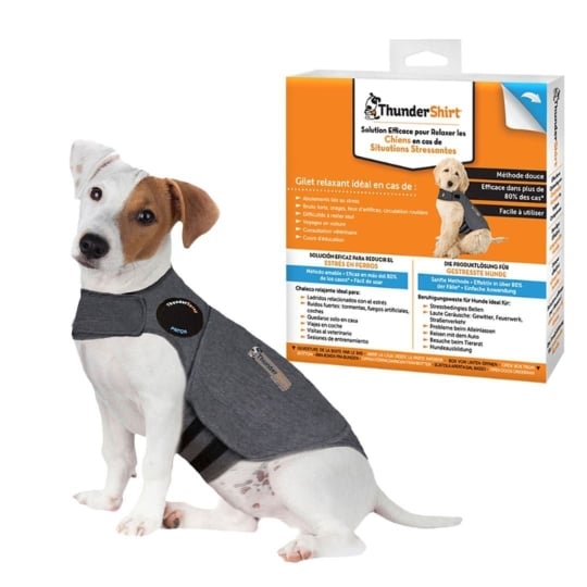Thundershirt Gilet Relaxant Chien Gris - Taille S Thundershirt