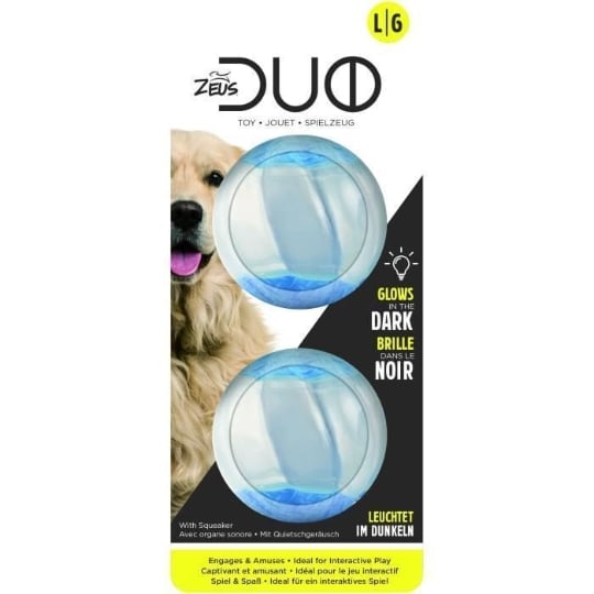 Zeus Duo Ball 6,3cm Siffleur/luminesce 2pc ZEUS