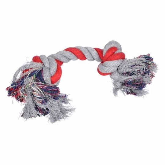 Jouet Pour Chien "corde 2 Nœuds" 28cm Rouge PARIS PRIX