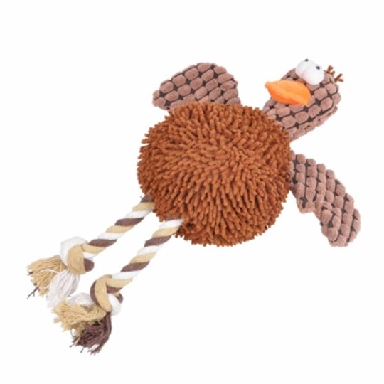 Peluche Pour Chien "canard" 28cm Marron PARIS PRIX
