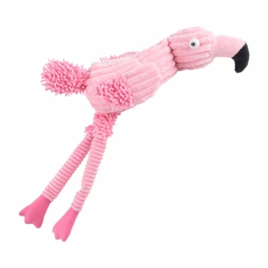 Peluche Pour Chien "flamant Rose" 46cm Rose PARIS PRIX