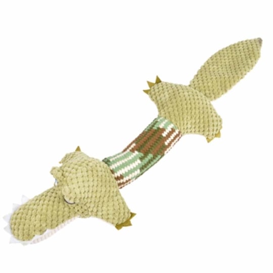 Peluche Pour Chien "crocodile" 50cm Vert PARIS PRIX