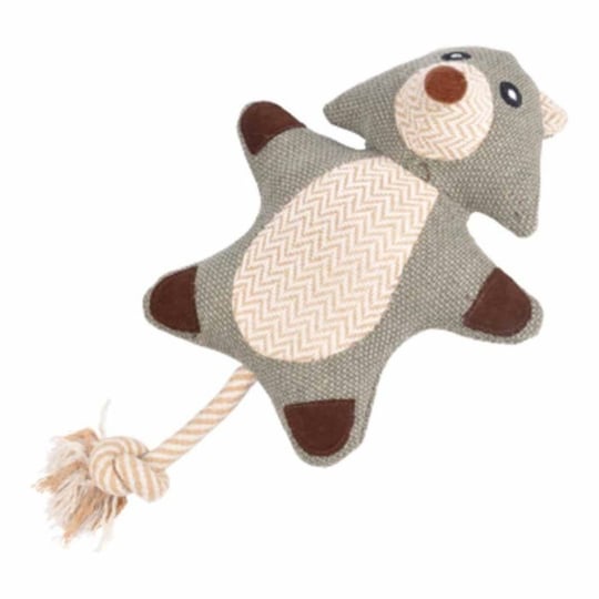 Peluche Pour Chien "ours" 38cm Gris PARIS PRIX