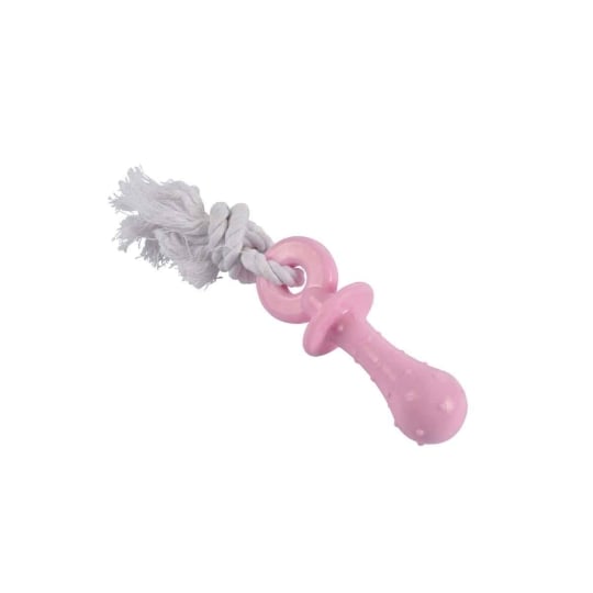 Jouet Pour Chien & Chat Tétine "puppy" 12cm Rose PARIS PRIX