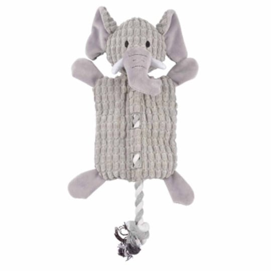 Peluche Pour Chien "éléphant" 37cm Gris PARIS PRIX