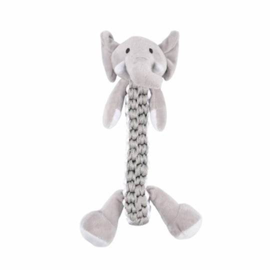Peluche Pour Chien "éléphant" 34cm Gris PARIS PRIX
