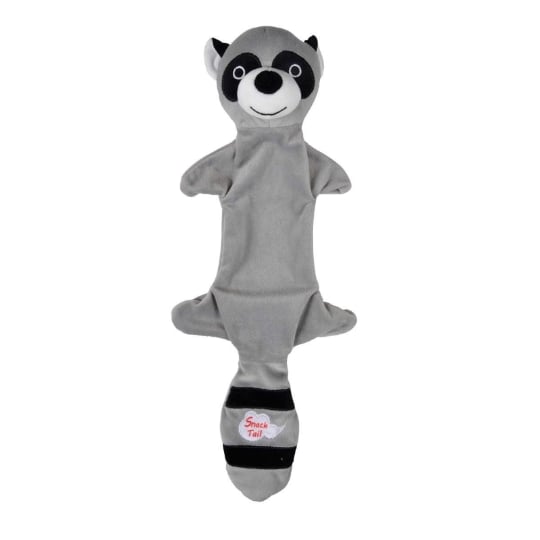 Peluche Pour Chien "raton Laveur" 45cm Gris PARIS PRIX