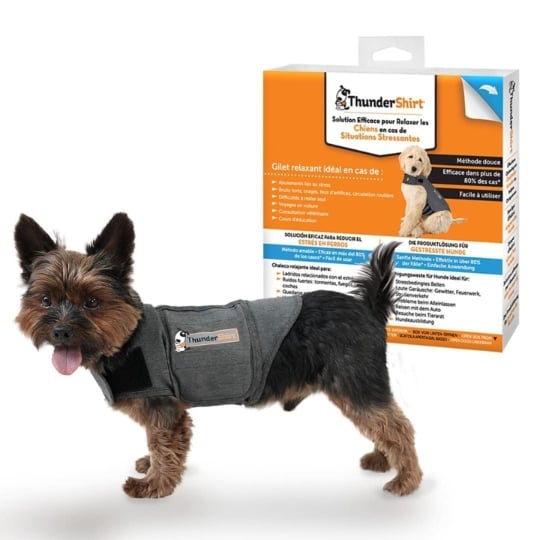 Thundershirt Gilet Relaxant Chien Gris - Taille Xs Thundershirt