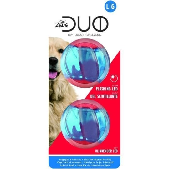 Zeus Duo Ball, 6,3cm Avec Led, 2pc ZEUS