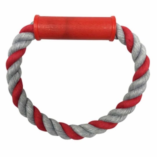 Jouet Pour Chien "corde & Poignée" 7cm Rouge PARIS PRIX