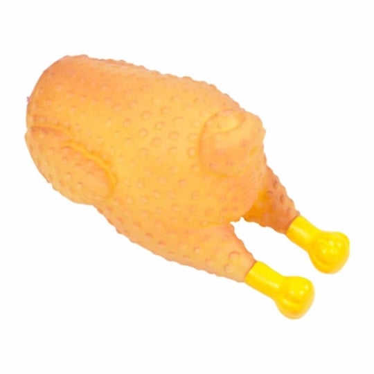 Jouet Pour Chien "poulet Rôti" 14cm Écru PARIS PRIX
