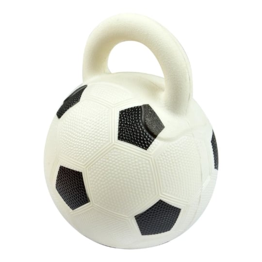 Jouet Pour Chien "ballon De Foot" 20cm Blanc & Noir PARIS PRIX