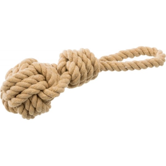Corde De Jeu Avec Balle Tressée Diametre 7 Long 20 Cm Pour Chiens TRIXIE