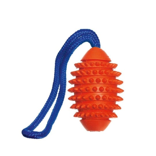 Balle Aqua Football Ruffus. 11 Cm. Orange. Pour Chien. KARLIE
