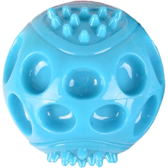 Jouet Balle Wido Squeak.  Bleu Ø 8 Cm. En Tpr. Pour Chien. Flamingo Pet Products FLAMINGO