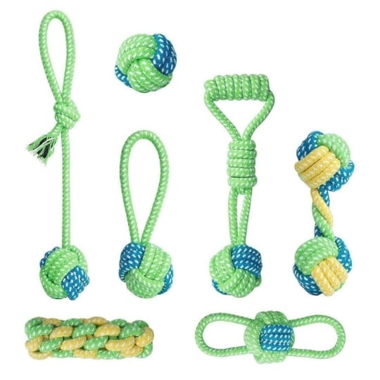 7x Jouets À Mâcher Pour Chiens NORTHIX