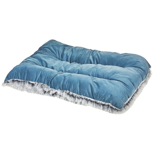 Lit Pour Animal Ergani Velours Bleu BELIANI