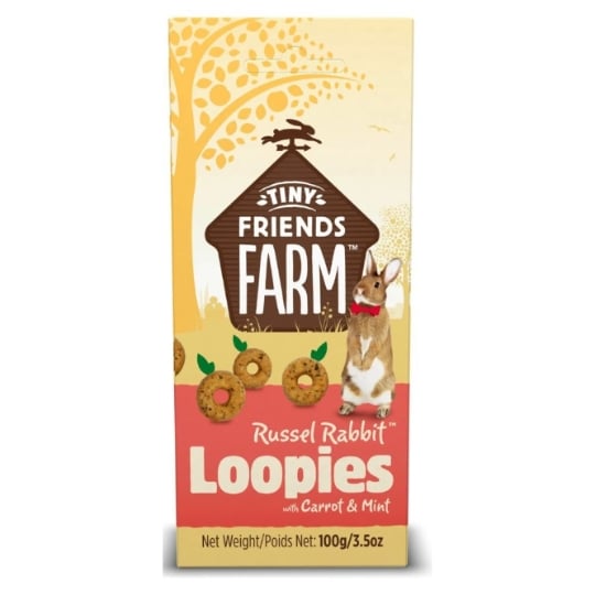 Friandises Lapin Loopies - Carotte & Menthe - Supreme Tiny Friends Boite 100 G SCIENCE SELECTIVE