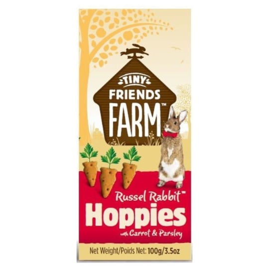 Rabbit Hoppies Carotte&persil Supreme Tiny Friends 100 G SCIENCE SELECTIVE