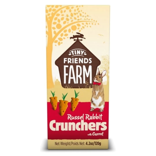 Tiny Friends Farm Biscuits Russell Rabbit 120 G - Crunchers TINY FRIENDS FARM