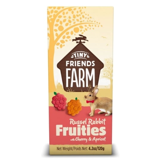Tiny Friends Farm Biscuits Russell Rabbit 120 G - Fruities TINY FRIENDS FARM
