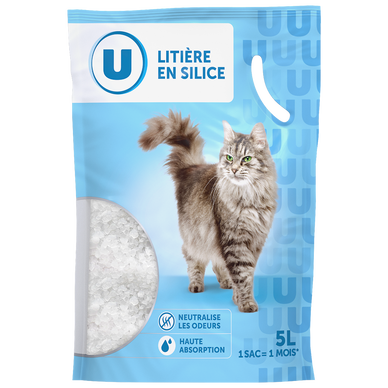 Litière en silice pour chat 5L