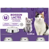 Boisson lactée pour chats et châtons de plus de 6 semaines  3 bouteilles, 200ml