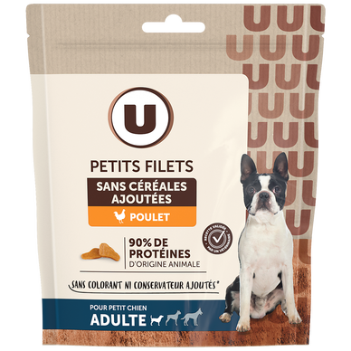 Friandises Mini filet de poulet pour petit chien 60g