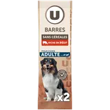 Friandises Barres haute nutrition riche en viandes pour chien 2x20g