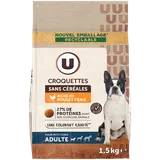 Croquettes sans céréales riche en poulet frais petit chien 1,5kg