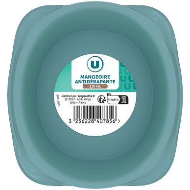 Mangeoire plastique pour chat contenance 210ml