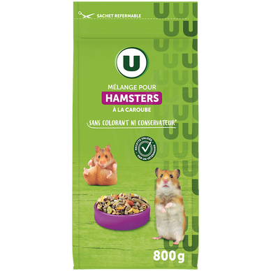 Mélange pour hamsters  paquet de 800g