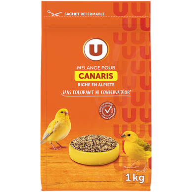 Mélange pour canaris à l'alpiste  paquet de 1kg